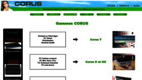 What Corus.pro website looked like in 2020 (5 years ago)