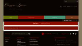 What Champagnedreams.ch website looked like in 2020 (4 years ago)
