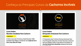 What Cursos.cachorrosincriveis.com.br website looked like in 2020 (3 years ago)