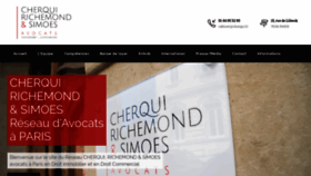What Cherqui-avocats-immobilier.fr website looked like in 2020 (4 years ago)