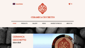 What Ceramicacecchetto.it website looked like in 2020 (4 years ago)