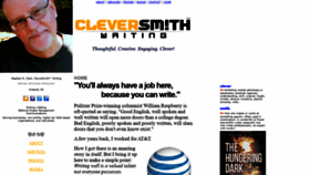 What Cleversmithwriting.com website looked like in 2020 (4 years ago)