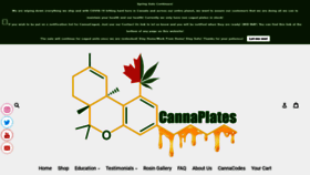 What Cannaplates.ca website looked like in 2020 (4 years ago)