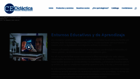 What Cedidactica.cl website looked like in 2020 (4 years ago)