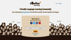 What Coeffee.com website looked like in 2020 (4 years ago)