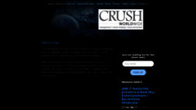 What Crushworldwide.net website looked like in 2020 (3 years ago)