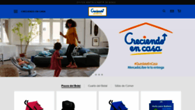 What Creciendo.com website looked like in 2020 (4 years ago)