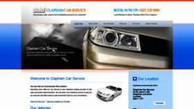 What Claphamcarservice.co.uk website looked like in 2020 (4 years ago)