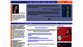 What Carlotaperez.org website looked like in 2020 (3 years ago)