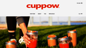 What Cuppow.com website looked like in 2020 (3 years ago)