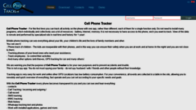 What Cellphonetrackers.co website looked like in 2020 (4 years ago)