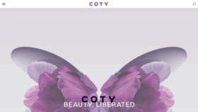 What Coty.pl website looked like in 2020 (3 years ago)