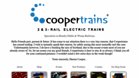 What Coopertrains.com website looked like in 2020 (3 years ago)