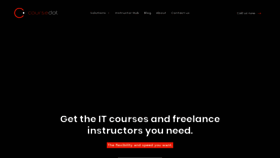 What Coursedot.com website looked like in 2020 (4 years ago)