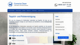 What Correcta.de website looked like in 2020 (3 years ago)