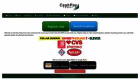 What Cashpaytoday.com website looked like in 2020 (4 years ago)