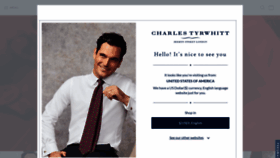 What Charlestyrwhitt.com website looked like in 2020 (4 years ago)