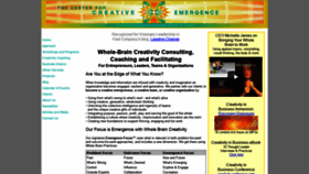 What Creativeemergence.com website looked like in 2020 (4 years ago)