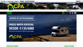 What Cpa-autocaravanas.pt website looked like in 2020 (3 years ago)