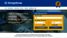 What Changegroup.se website looked like in 2020 (3 years ago)