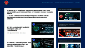 What Cybersecu.fr website looked like in 2020 (4 years ago)