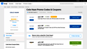 What Colehaan.bluepromocode.com website looked like in 2020 (4 years ago)