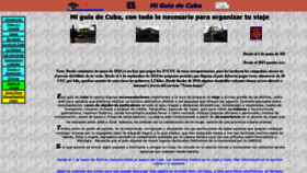 What Cubanaweb.com website looked like in 2020 (3 years ago)