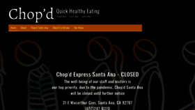 What Chopd.online website looked like in 2020 (4 years ago)