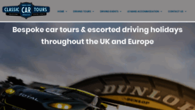 What Classic-car-tours.com website looked like in 2020 (4 years ago)