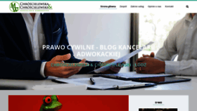 What Cywilne-prawo.pl website looked like in 2020 (4 years ago)