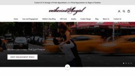 What Catherineangiel.com website looked like in 2020 (3 years ago)