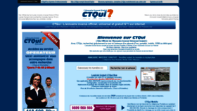 What Ctqui.com website looked like in 2020 (3 years ago)