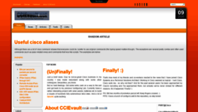 What Ccievault.net website looked like in 2020 (3 years ago)