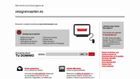What Ceipgrancapitan.es website looked like in 2020 (4 years ago)