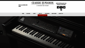 What Classicpianos.net website looked like in 2020 (4 years ago)