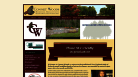 What Connetwoods.com website looked like in 2020 (4 years ago)