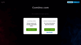 What Comuno.com website looked like in 2020 (3 years ago)