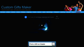 What Customgiftsmaker.com website looked like in 2020 (4 years ago)