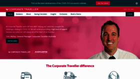 What Corporatetraveller.com.au website looked like in 2020 (4 years ago)