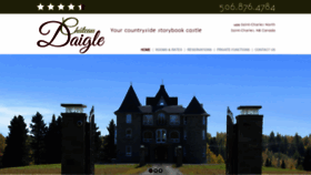 What Chateaudaigle.ca website looked like in 2020 (3 years ago)