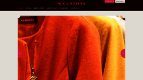 What Clathas.co.jp website looked like in 2020 (3 years ago)
