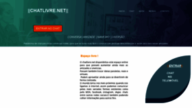 What Chatlivre.net website looked like in 2020 (3 years ago)
