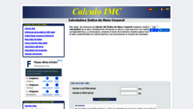 What Calculoimc.com website looked like in 2020 (3 years ago)