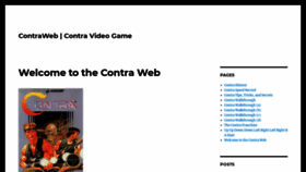 What Contraweb.org website looked like in 2020 (3 years ago)
