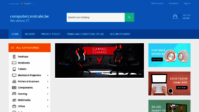 What Computercentrale.be website looked like in 2020 (5 years ago)