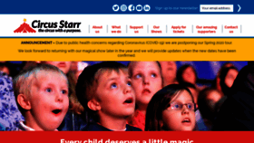 What Circus-starr.org.uk website looked like in 2020 (3 years ago)