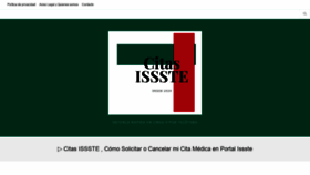 What Citasissste.com website looked like in 2020 (3 years ago)