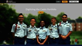 What Cadetportfolio.com website looked like in 2020 (3 years ago)
