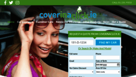 What Coverinaclick.ie website looked like in 2020 (3 years ago)