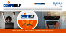 What Compuhelp.es website looked like in 2020 (6 years ago)